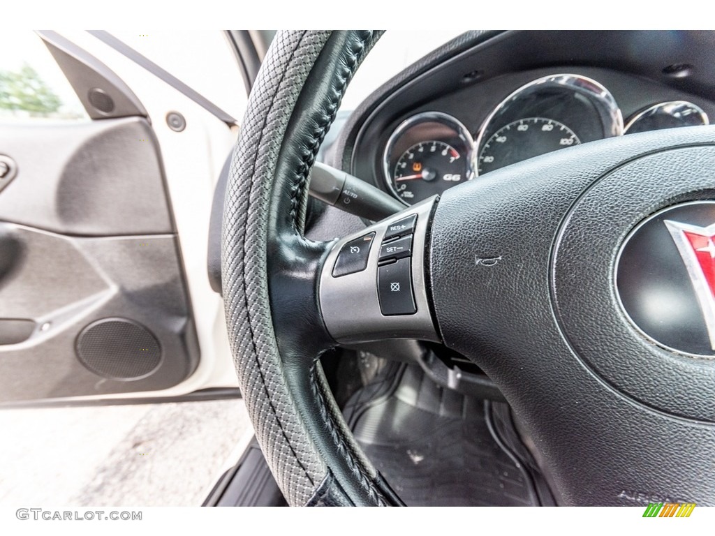 2008 G6 V6 Sedan - Ivory White / Ebony Black photo #33