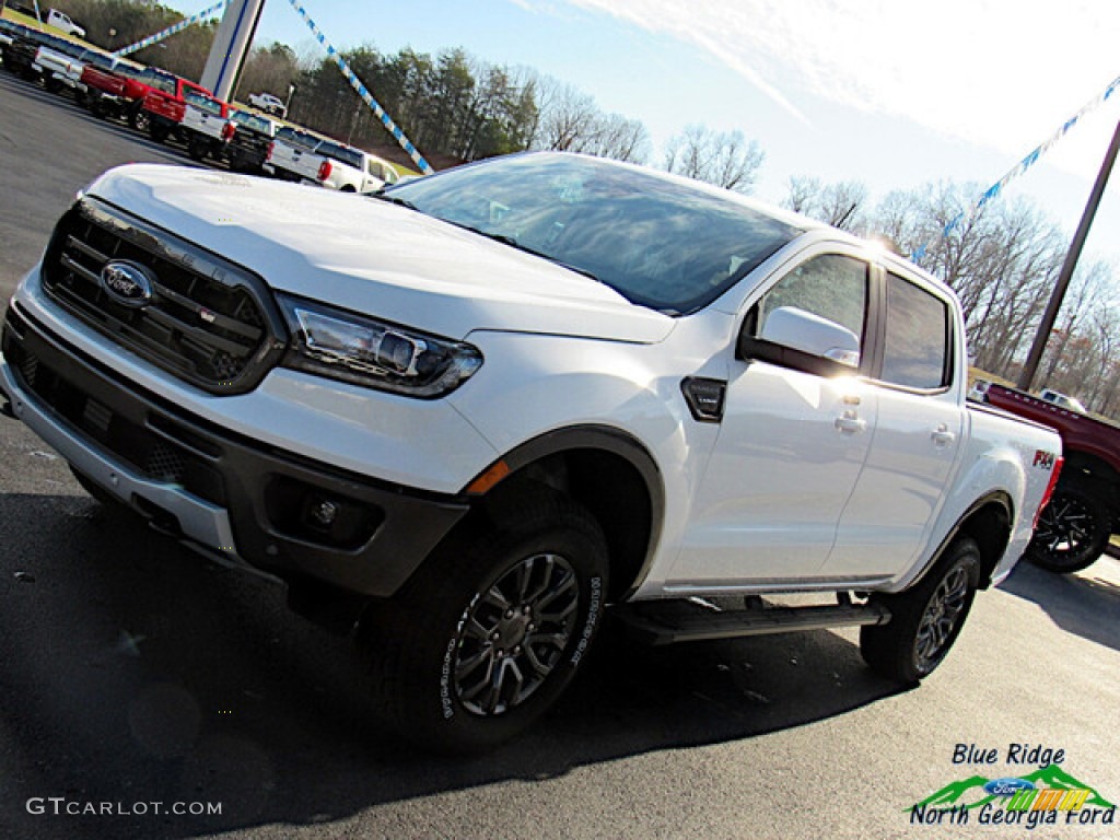 2020 Ranger Lariat SuperCrew 4x4 - White Platinum / Medium Stone photo #25