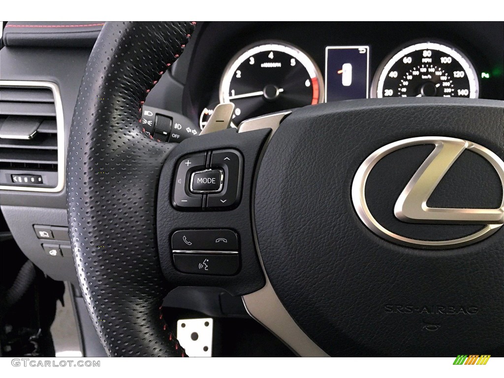 2020 Lexus NX 300 F Sport Circuit Red Steering Wheel Photo #140567718