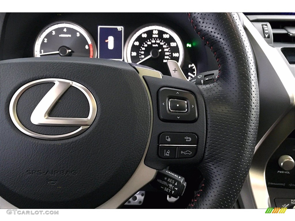 2020 Lexus NX 300 F Sport Circuit Red Steering Wheel Photo #140567730