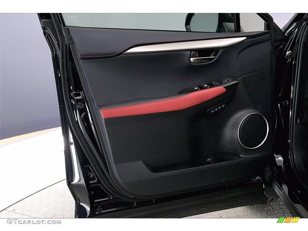 2020 Lexus NX 300 F Sport Circuit Red Door Panel Photo #140567787