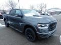 2021 Granite Crystal Metallic Ram 1500 Laramie Crew Cab 4x4  photo #3