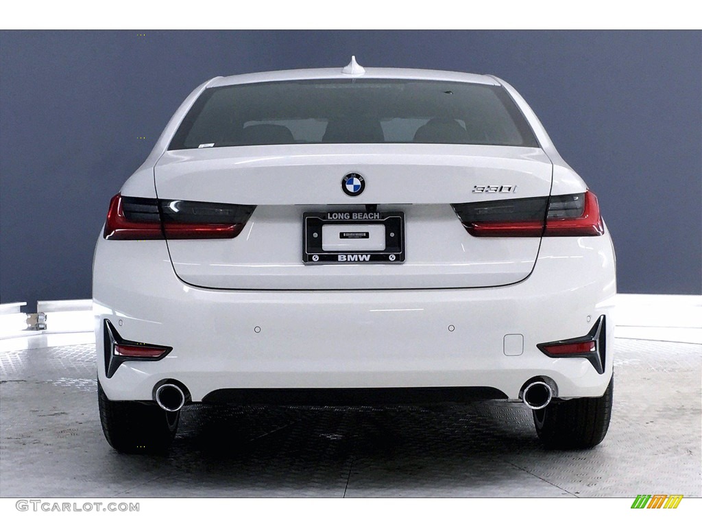 2021 3 Series 330i Sedan - Alpine White / Black photo #4