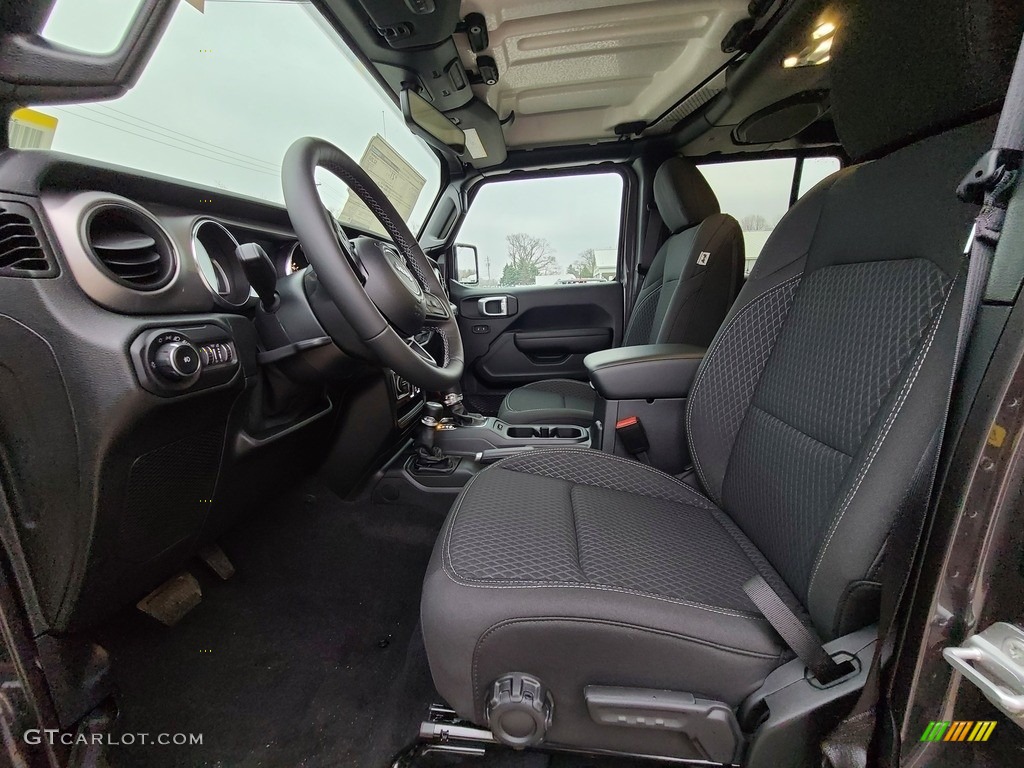 2021 Wrangler Unlimited Sport 4x4 - Granite Crystal Metallic / Black photo #2