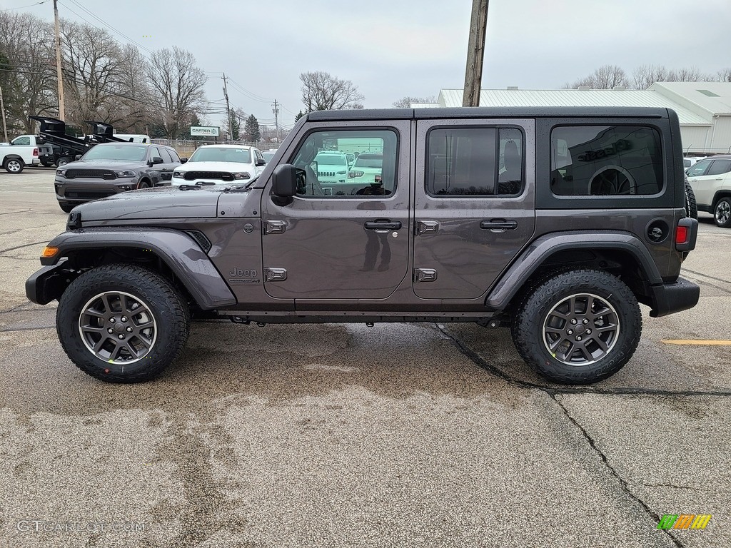 2021 Wrangler Unlimited Sport 4x4 - Granite Crystal Metallic / Black photo #8