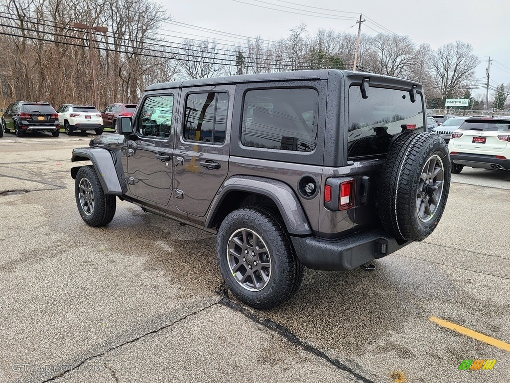 2021 Wrangler Unlimited Sport 4x4 - Granite Crystal Metallic / Black photo #9