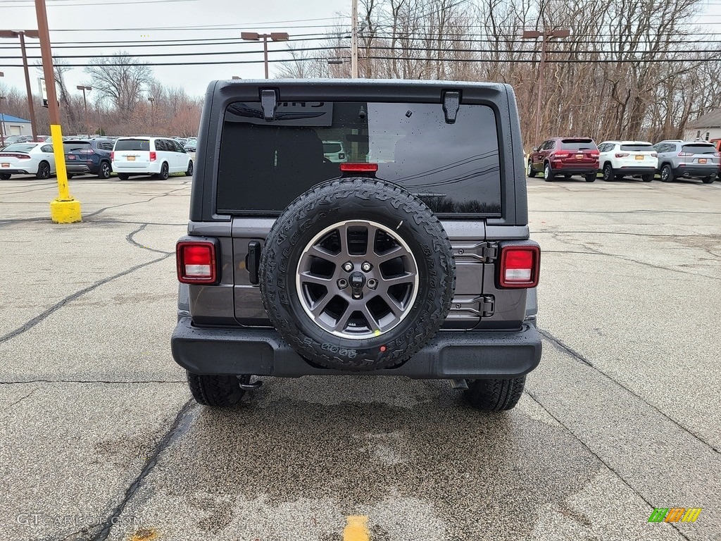 2021 Wrangler Unlimited Sport 4x4 - Granite Crystal Metallic / Black photo #10