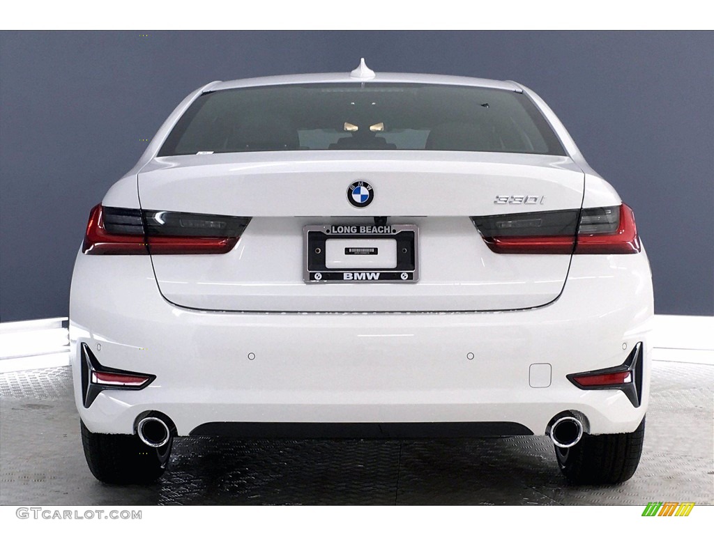 2021 3 Series 330i Sedan - Alpine White / Black photo #4