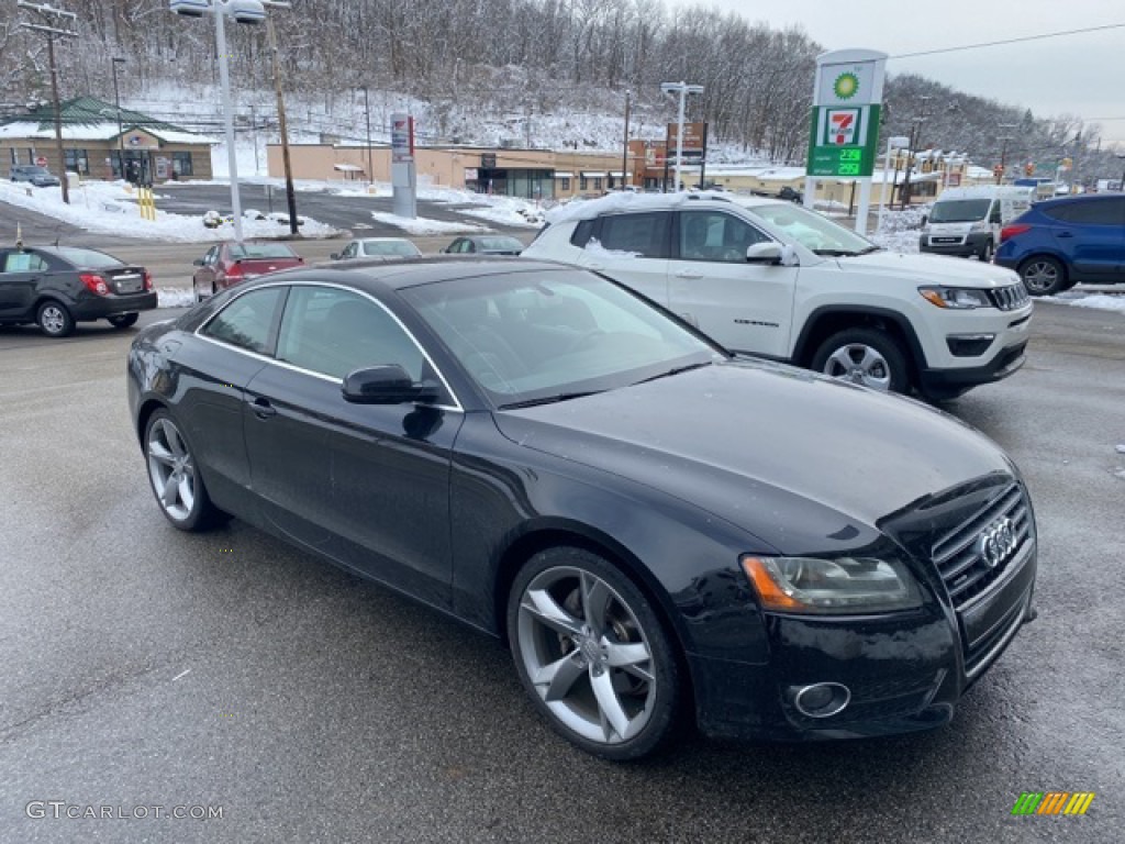 2011 A5 2.0T quattro Coupe - Brilliant Black / Black photo #2