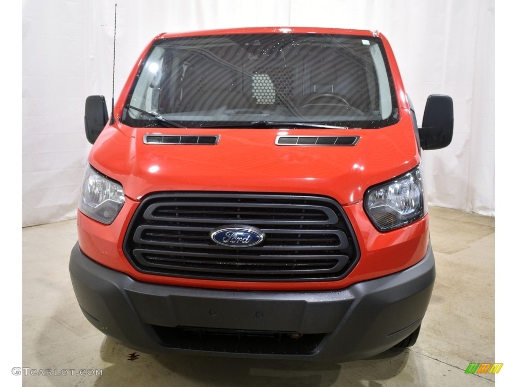 Race Red 2017 Ford Transit Van 250 LR Long Exterior Photo #140571174