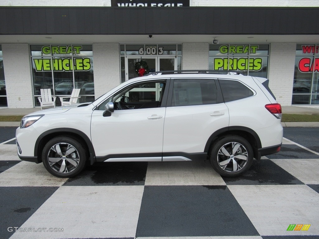 2020 Forester 2.5i Touring - Crystal White Pearl / Black photo #1