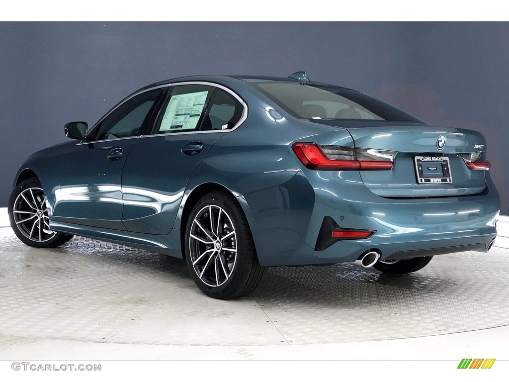 2021 3 Series 330i Sedan - Blue Ridge Mountain Metallic / Black photo #3