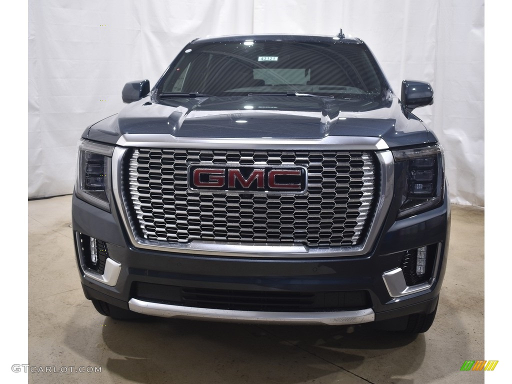 2021 Yukon Denali 4WD - Dark Sky Metallic / Dark Walnut/­Very Dark Ash Gray photo #4