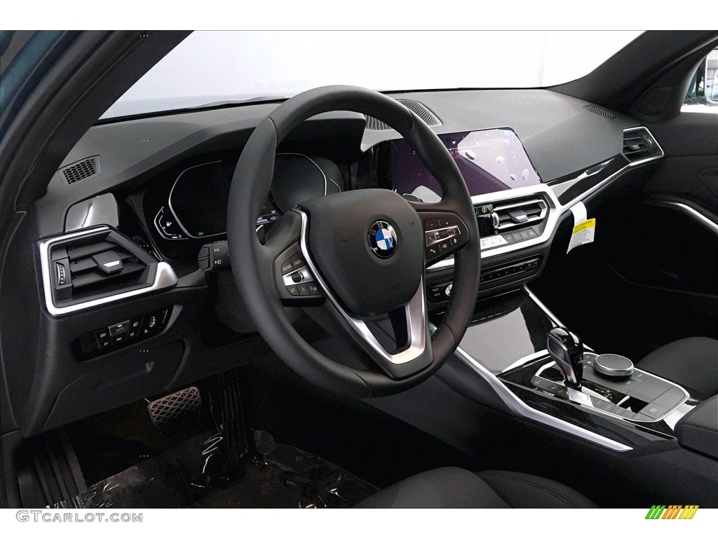 2021 3 Series 330i Sedan - Blue Ridge Mountain Metallic / Black photo #7