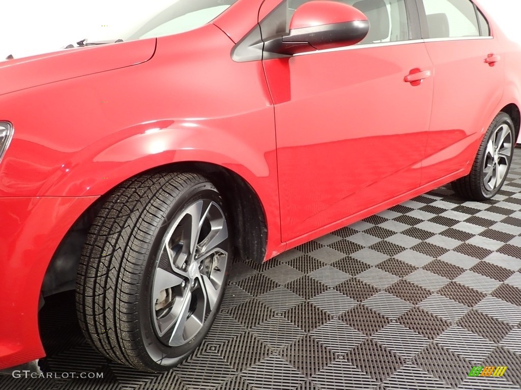 2017 Sonic Premier Sedan - Red Hot / Jet Black/Dark Titanium photo #7