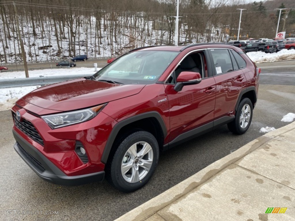 Ruby Flare Pearl 2021 Toyota RAV4 XLE AWD Hybrid Exterior Photo #140573547