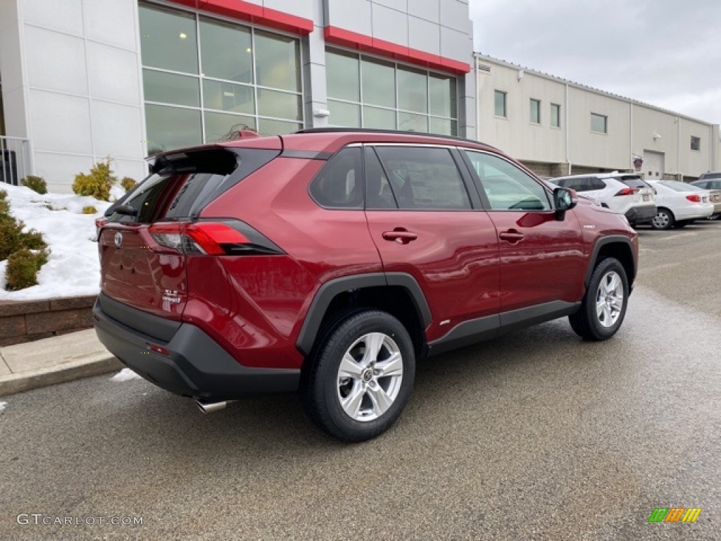 Ruby Flare Pearl 2021 Toyota RAV4 XLE AWD Hybrid Exterior Photo #140573568