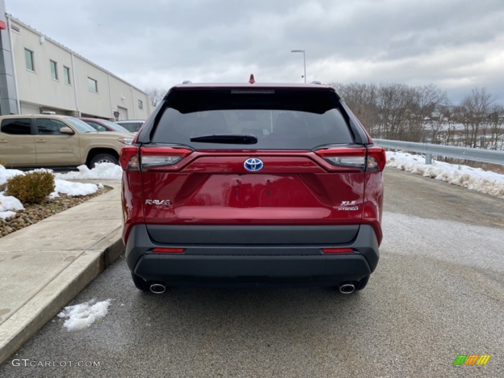 2021 RAV4 XLE AWD Hybrid - Ruby Flare Pearl / Light Gray photo #15