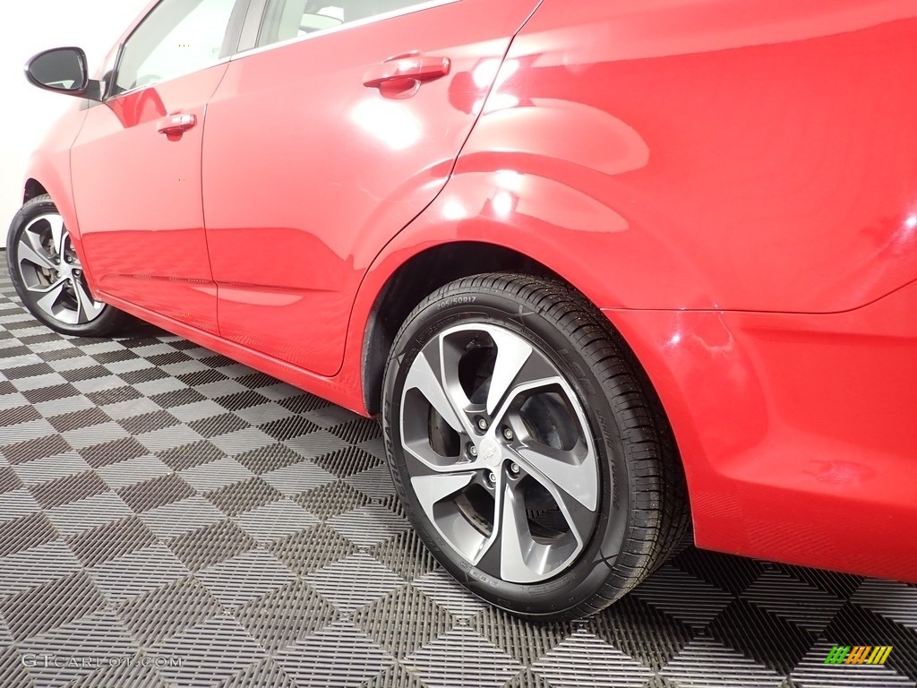 2017 Sonic Premier Sedan - Red Hot / Jet Black/Dark Titanium photo #9