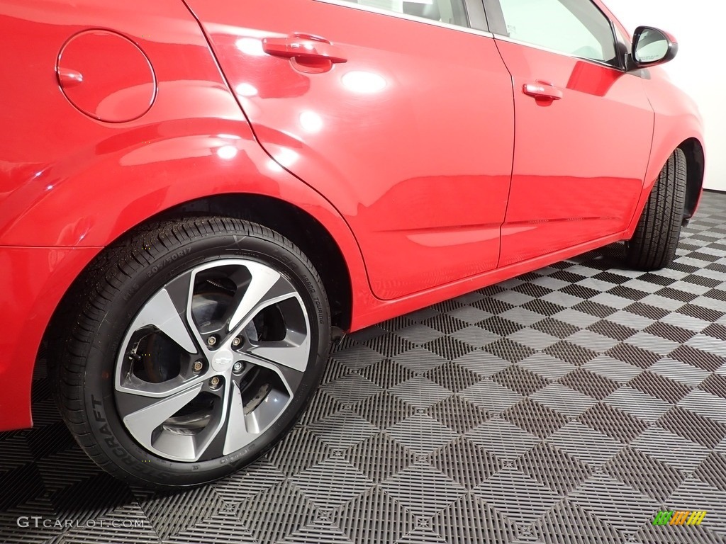 2017 Sonic Premier Sedan - Red Hot / Jet Black/Dark Titanium photo #14