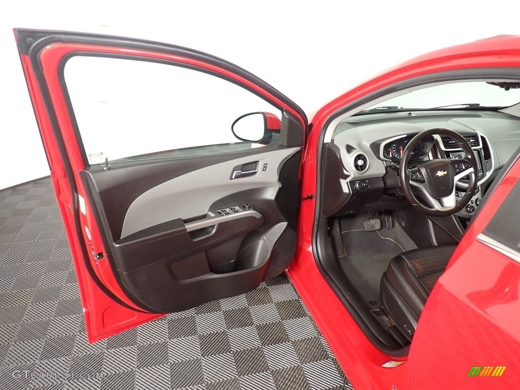 2017 Sonic Premier Sedan - Red Hot / Jet Black/Dark Titanium photo #15