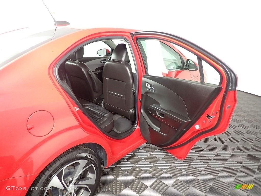 2017 Sonic Premier Sedan - Red Hot / Jet Black/Dark Titanium photo #20