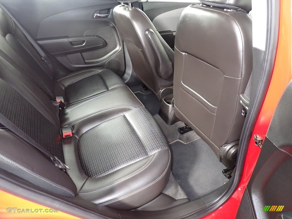 Jet Black/Dark Titanium Interior 2017 Chevrolet Sonic Premier Sedan Photo #140573898