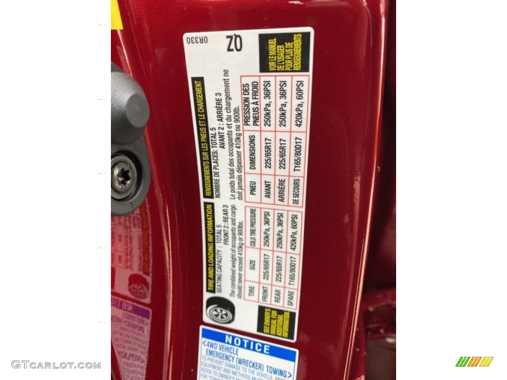 2021 Toyota RAV4 XLE AWD Hybrid Info Tag Photos