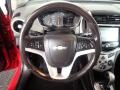 Jet Black/Dark Titanium 2017 Chevrolet Sonic Premier Sedan Steering Wheel