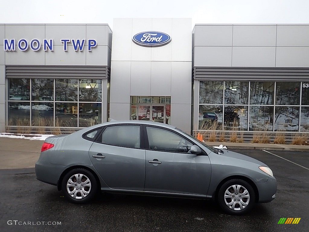 2009 Elantra GLS Sedan - Natural Khaki / Gray photo #1