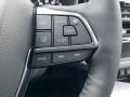 Black 2021 Toyota Highlander Hybrid Platinum AWD Steering Wheel