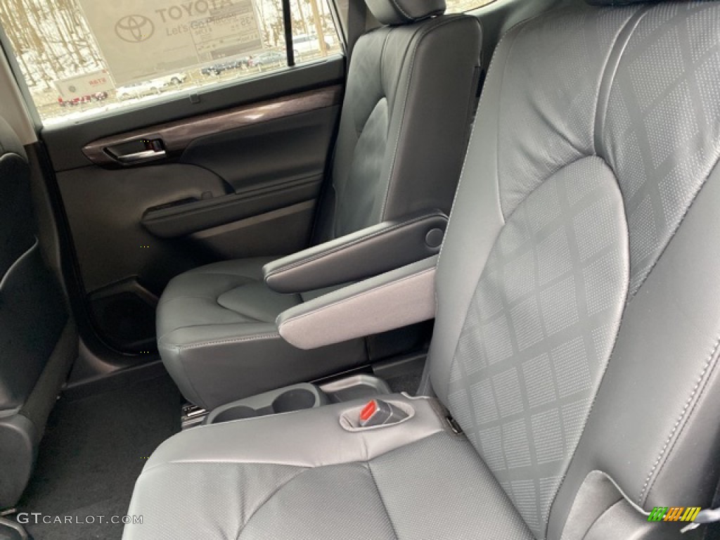 Black Interior 2021 Toyota Highlander Hybrid Platinum AWD Photo #140575359