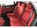 2017 Maserati Quattroporte Rosso Interior Rear Seat Photo