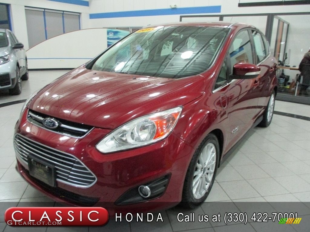 2013 C-Max Energi - Ruby Red / Medium Light Stone photo #1
