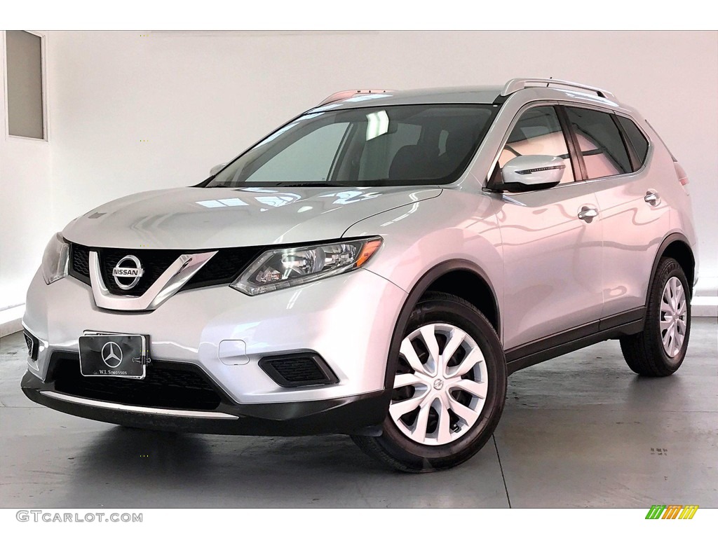 Brilliant Silver 2016 Nissan Rogue S Exterior Photo #140576388