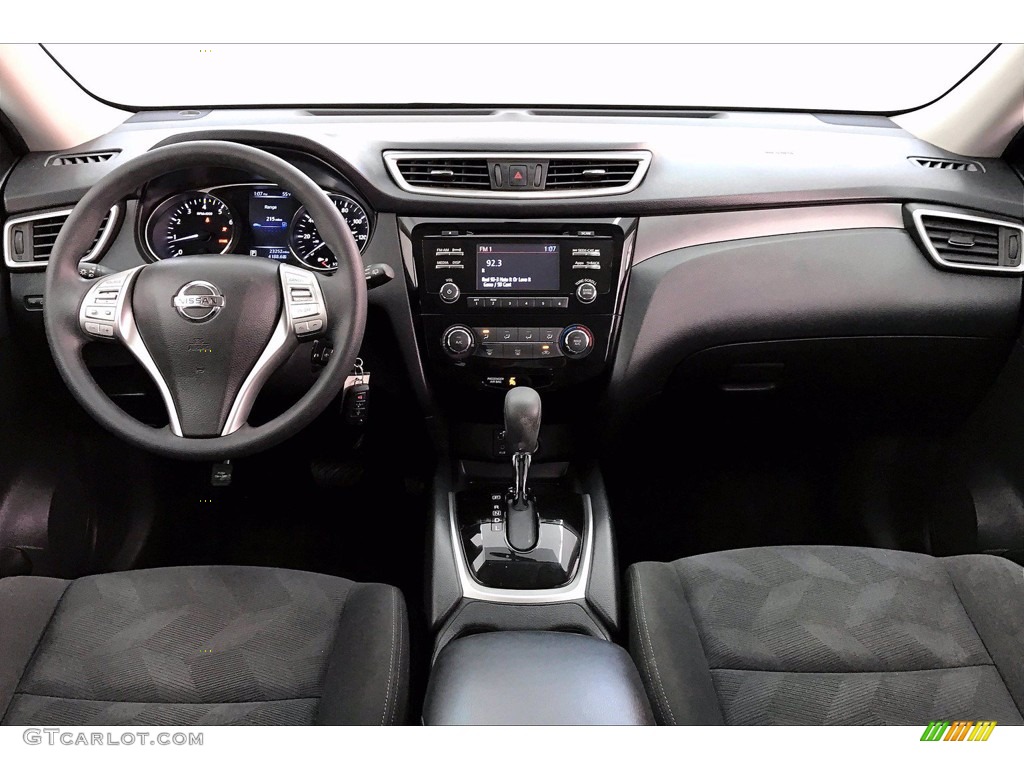 2016 Nissan Rogue S Charcoal Dashboard Photo #140576466
