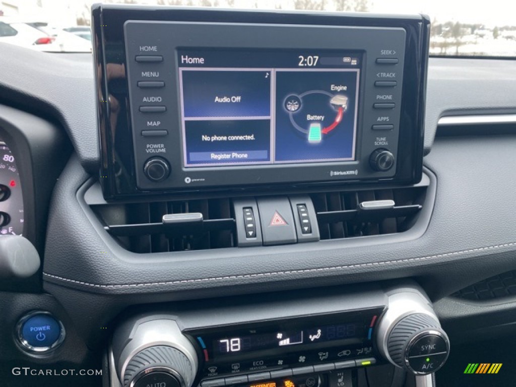 2021 RAV4 XLE AWD Hybrid - Silver Sky Metallic / Black photo #8