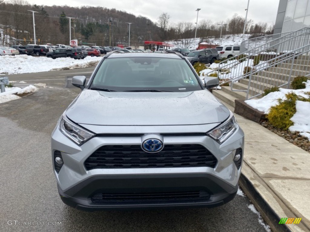 2021 RAV4 XLE AWD Hybrid - Silver Sky Metallic / Black photo #12