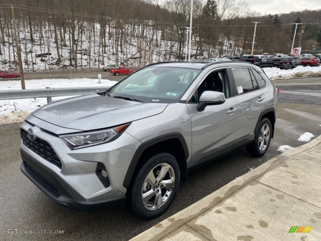 2021 RAV4 XLE AWD Hybrid - Silver Sky Metallic / Black photo #13