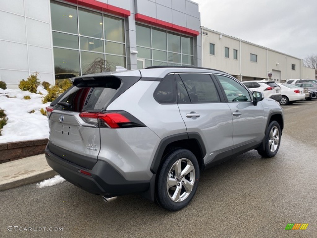 2021 RAV4 XLE AWD Hybrid - Silver Sky Metallic / Black photo #14