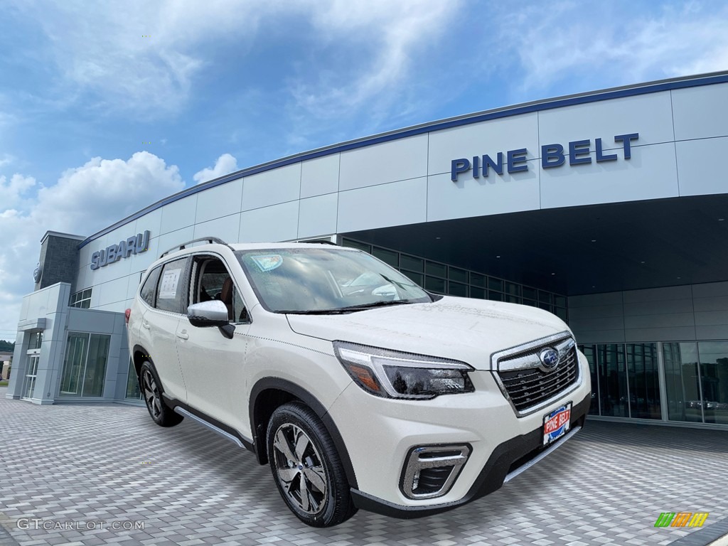 2021 Forester 2.5i Touring - Crystal White Pearl / Black photo #1