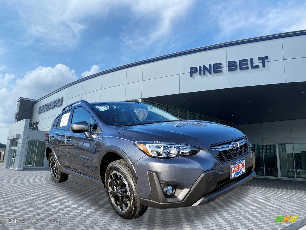 2021 Crosstrek Premium - Magnetite Gray Metallic / Gray photo #1