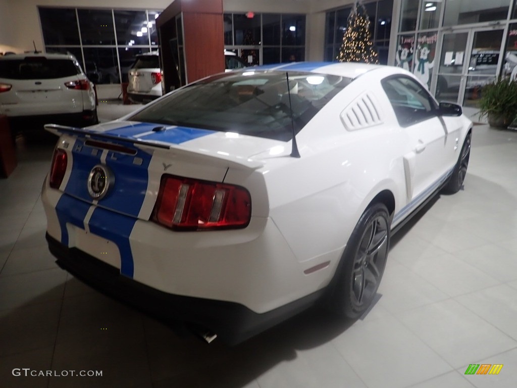 2011 Mustang Shelby GT500 Coupe - Performance White / Charcoal Black/Grabber Blue photo #5