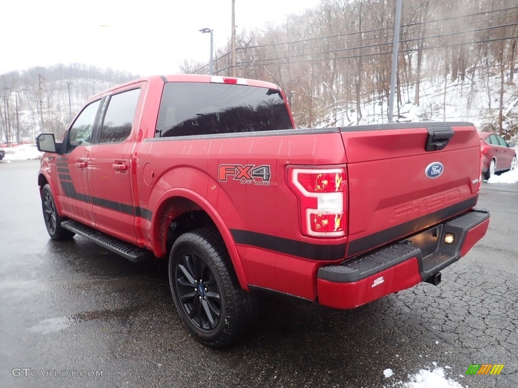 2020 F150 XLT SuperCrew 4x4 - Rapid Red / Sport Special Edition Black/Red photo #4