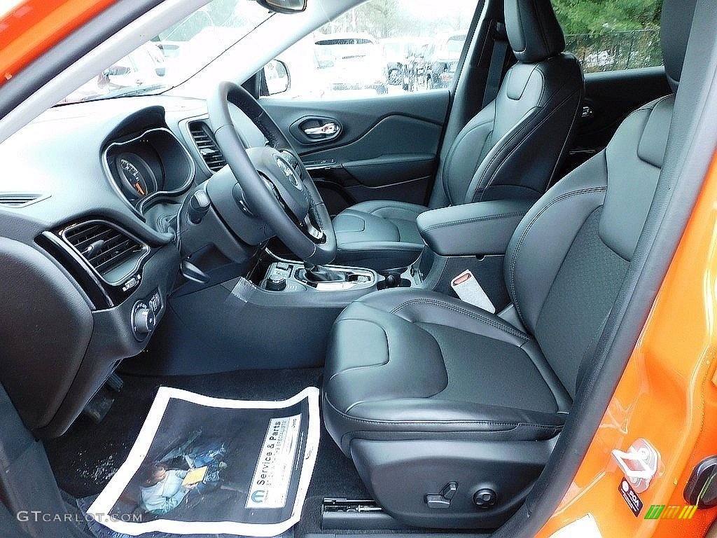 Black Interior 2021 Jeep Cherokee Altitude 4x4 Photo #140578134