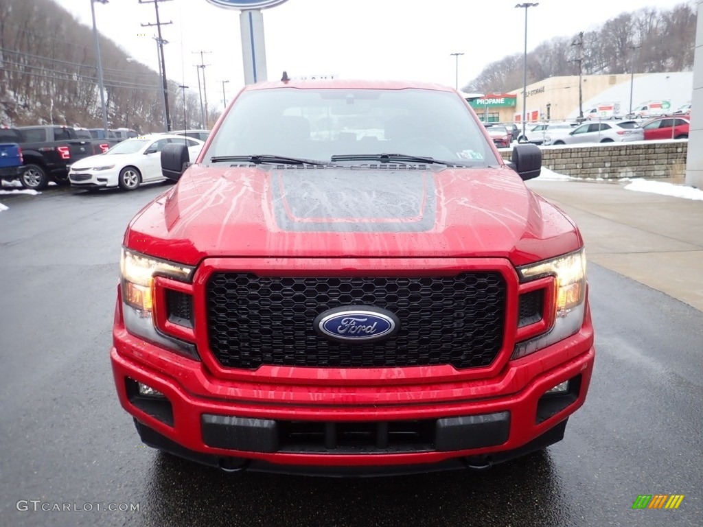 2020 F150 XLT SuperCrew 4x4 - Rapid Red / Sport Special Edition Black/Red photo #7