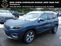 2021 Slate Blue Pearl Jeep Cherokee Limited 4x4  photo #1