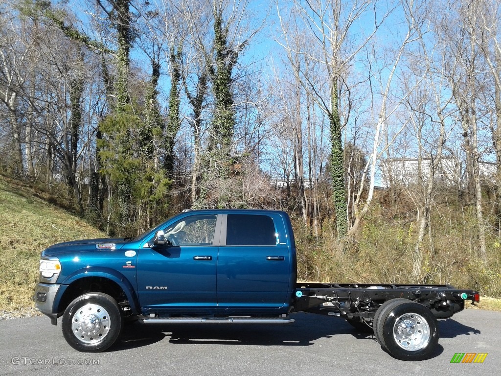 Hydro Blue Pearl 2021 Ram 4500 Laramie Crew Cab 4x4 Chassis Exterior Photo #140578560