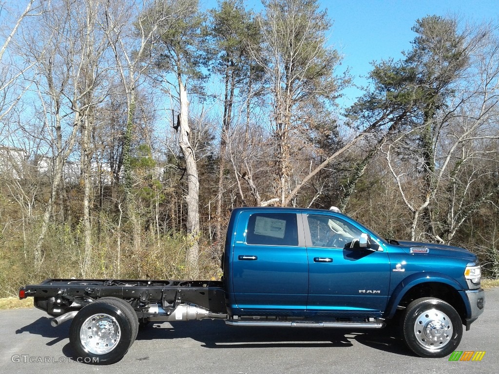 Hydro Blue Pearl 2021 Ram 4500 Laramie Crew Cab 4x4 Chassis Exterior Photo #140578677