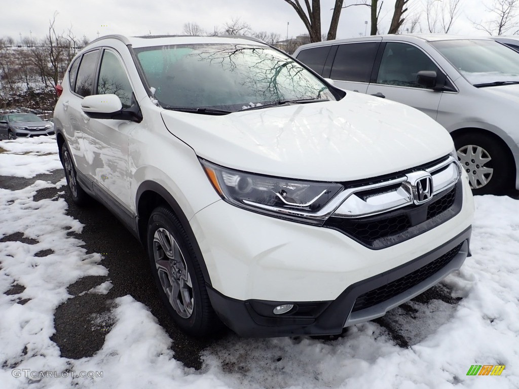 2018 CR-V EX-L AWD - White Diamond Pearl / Black photo #4